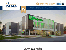 Tablet Screenshot of cama-industries.com
